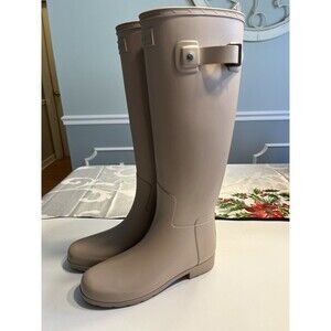 Hunter Women's Winter Rain Boots - Beige